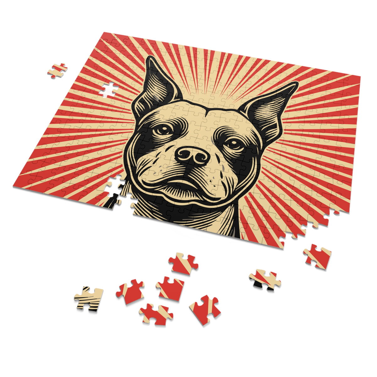 Staffordshire Bull Terrier Jigsaw Puzzle — view 2