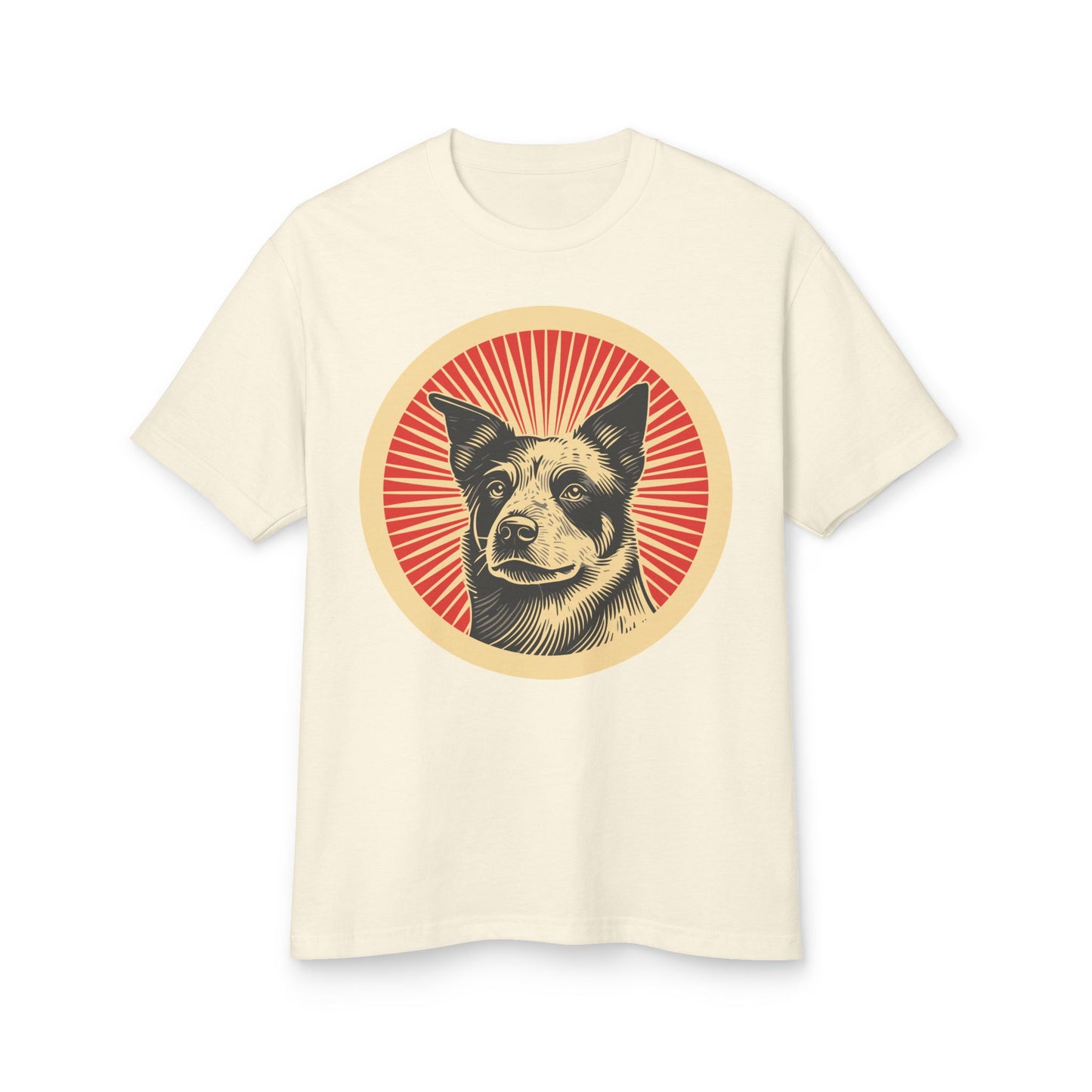 Australian Cattle Dog Heavyweight Cotton T-Shirt for Adults