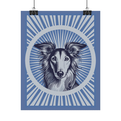 Silken Windhound Art Print