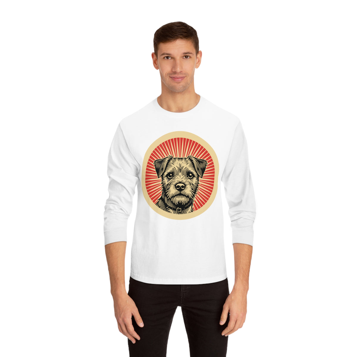 Border Terrier Long Sleeve Tee — view 3