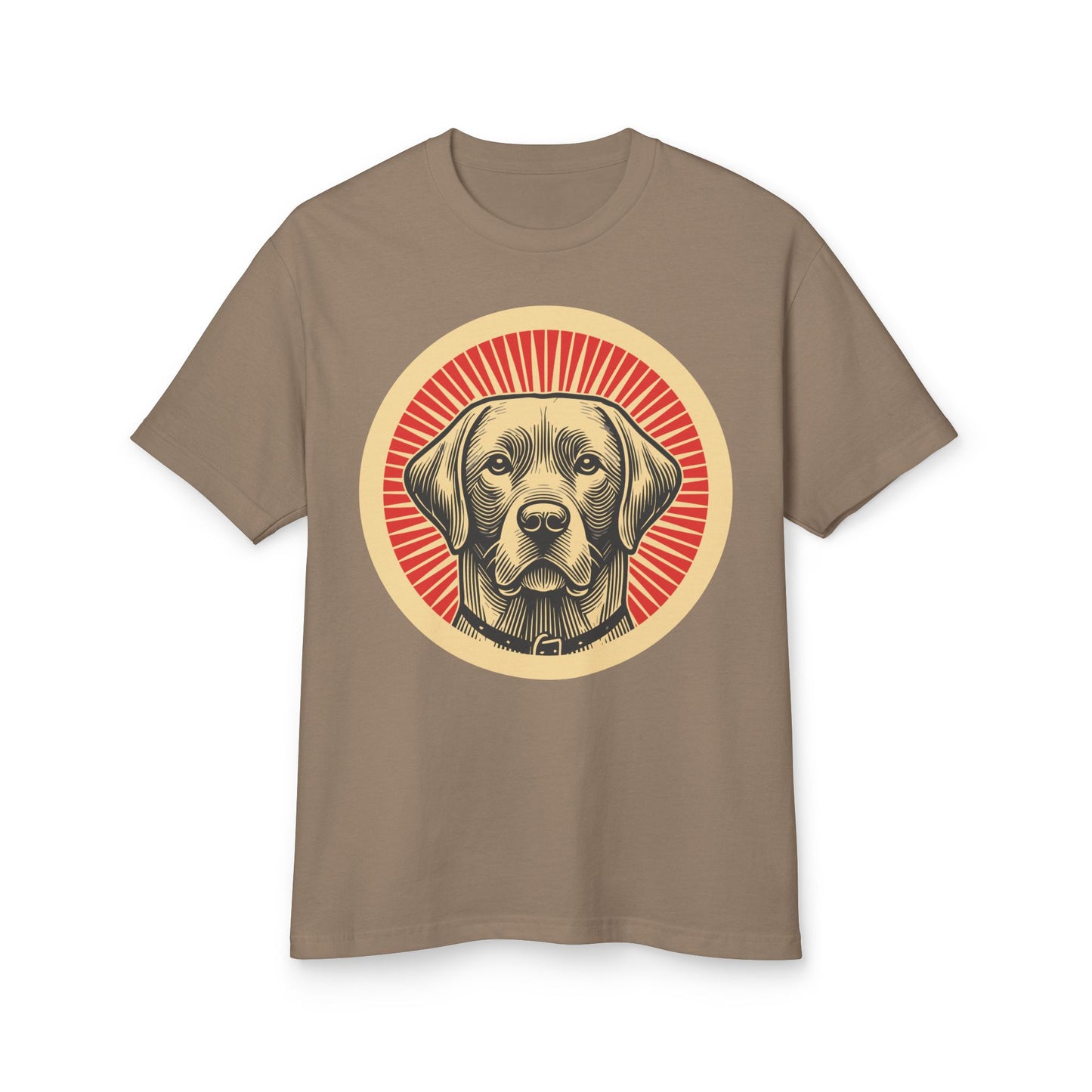 Labrador Retriever Heavyweight Cotton T-Shirt for Adults