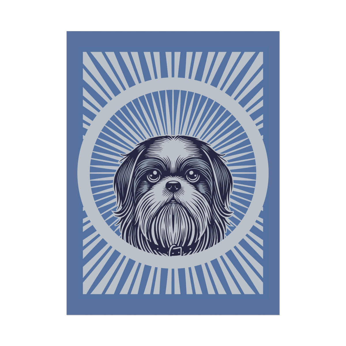 Shih Tzu Art Print — 24" x 32" (Vertical)