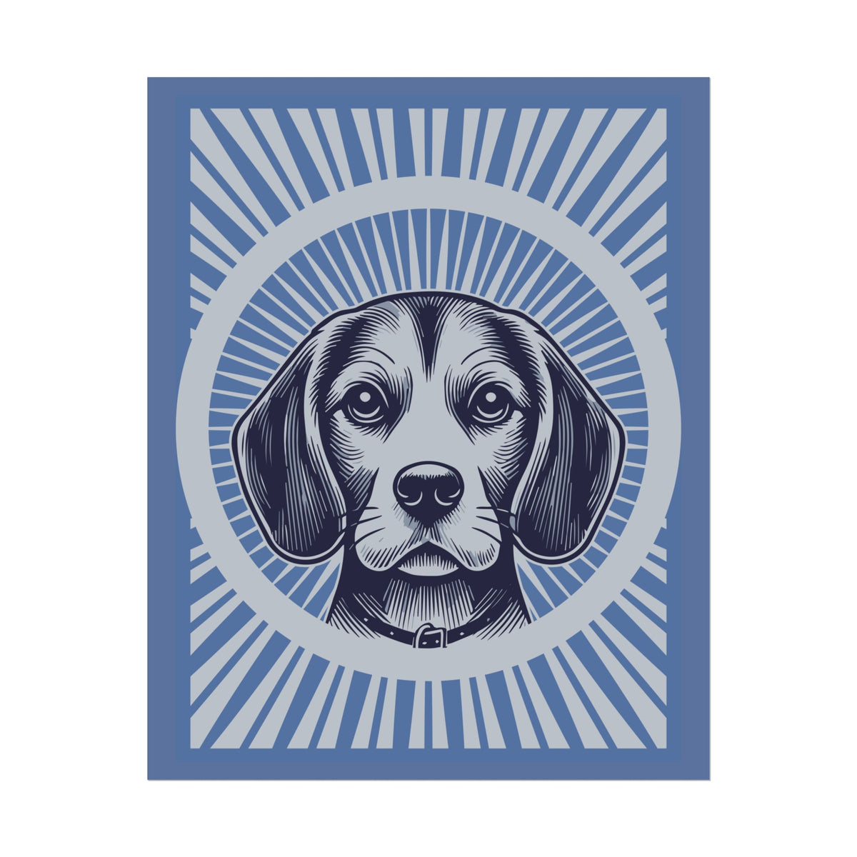 Beagle Art Print — 16" x 20" (Vertical)