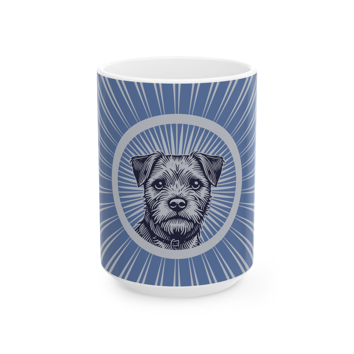 Border Terrier Ceramic Mug — 15oz