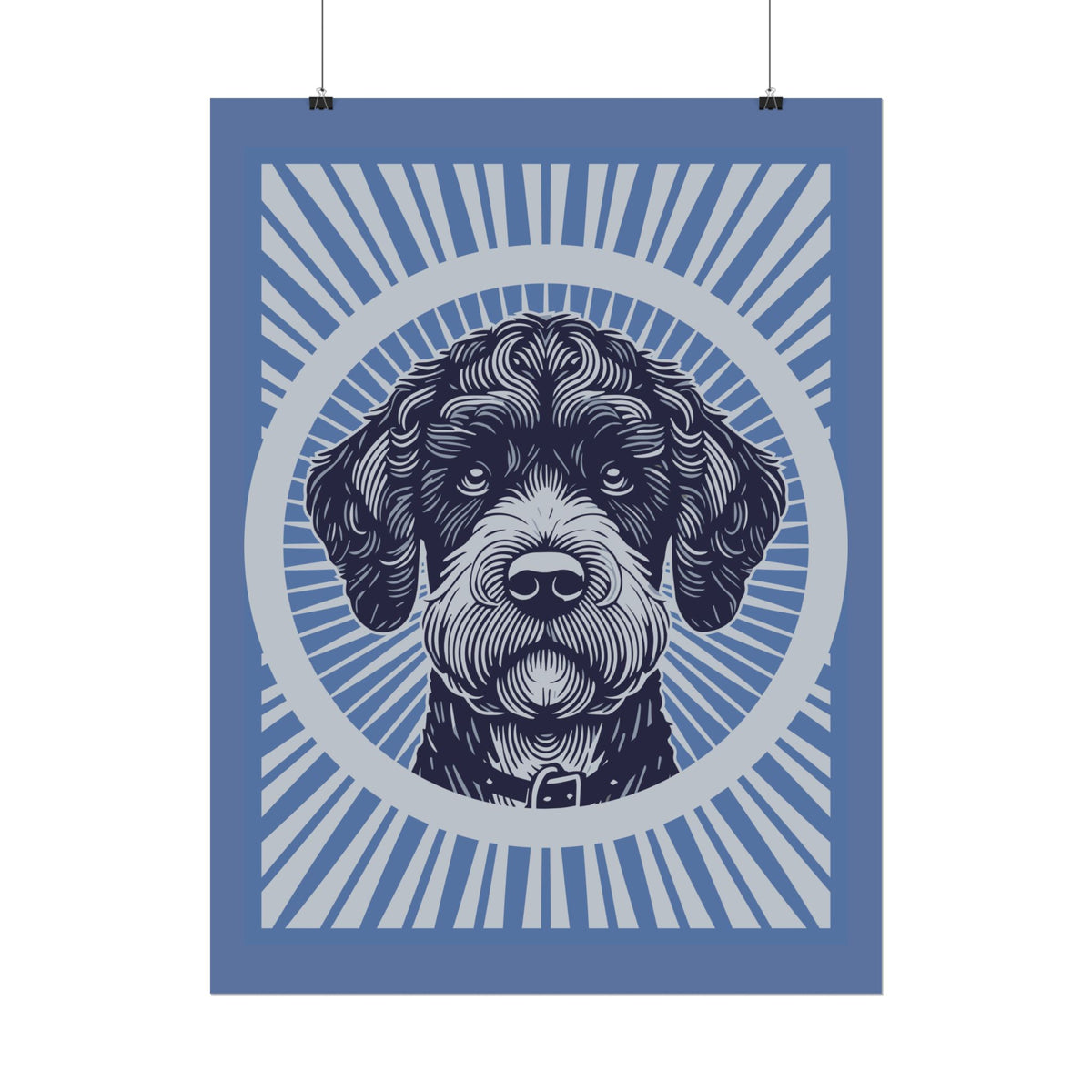 Boxerdoodle Art Print — view 11