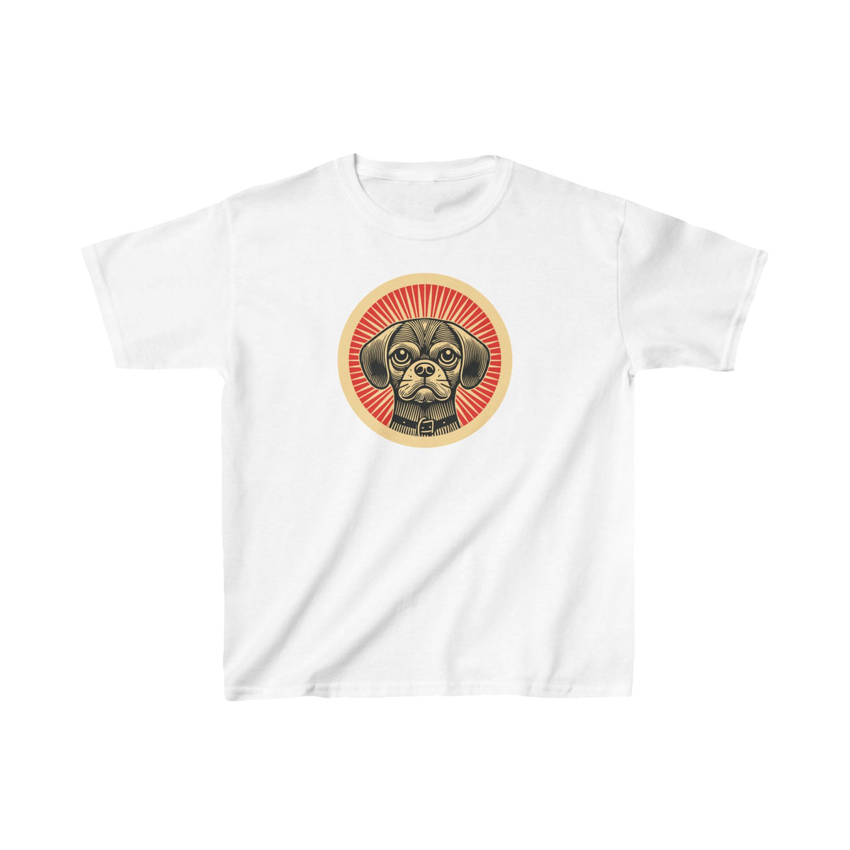 Puggle Kids Tee — White