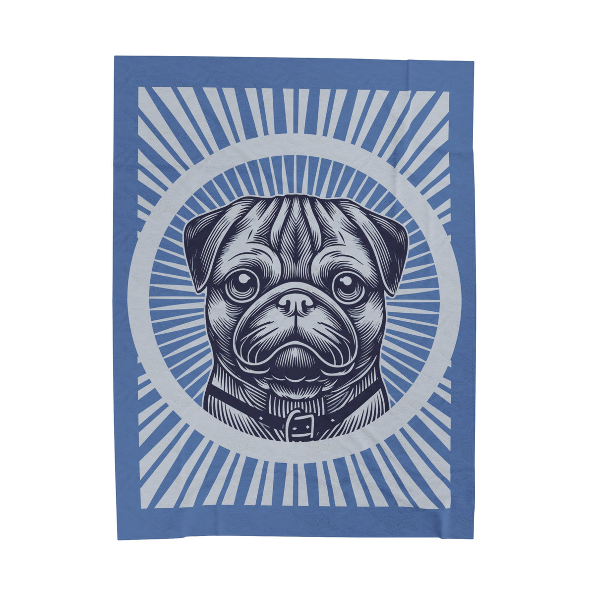 Pug Blanket — 60" × 80"