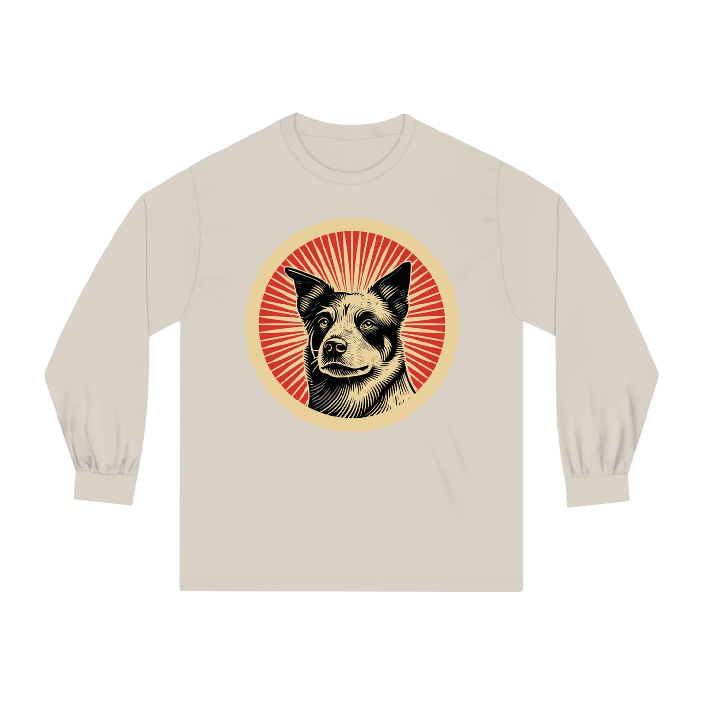Australian Cattle Dog Long Sleeve Tee for Adults