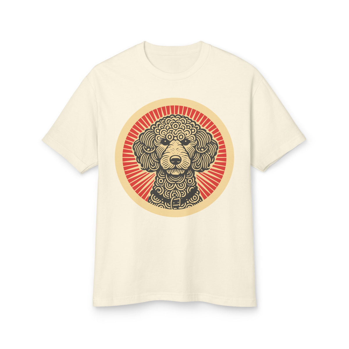 Doodle Heavyweight Tee — Faded Cream