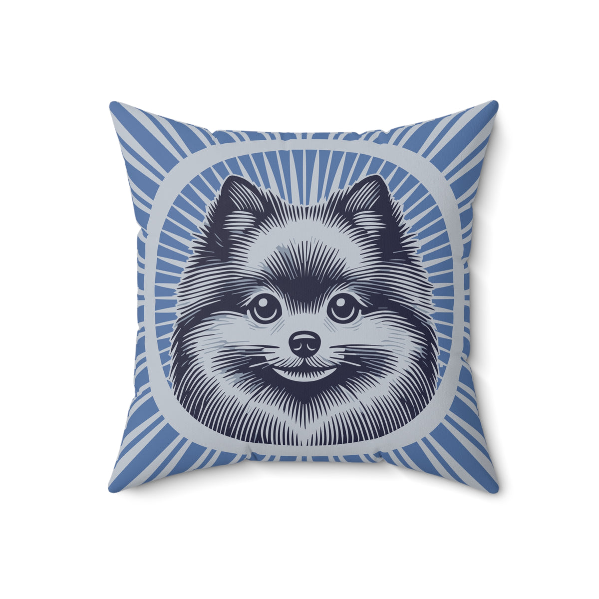 Pomeranian Pillow — 18" × 18"