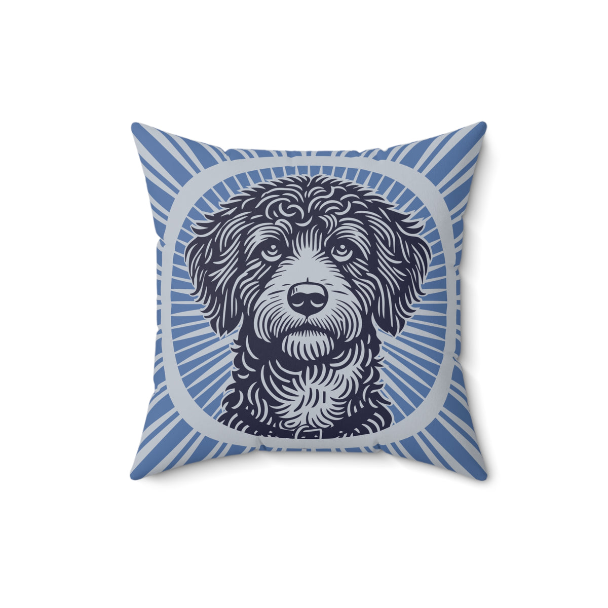 Bordoodle Pillow — 16" × 16"
