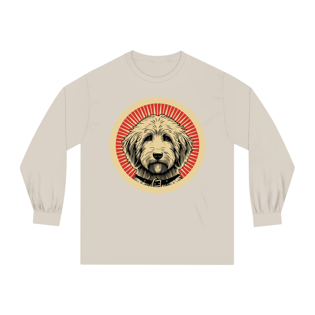 Goldendoodle Long Sleeve Tee — Sand