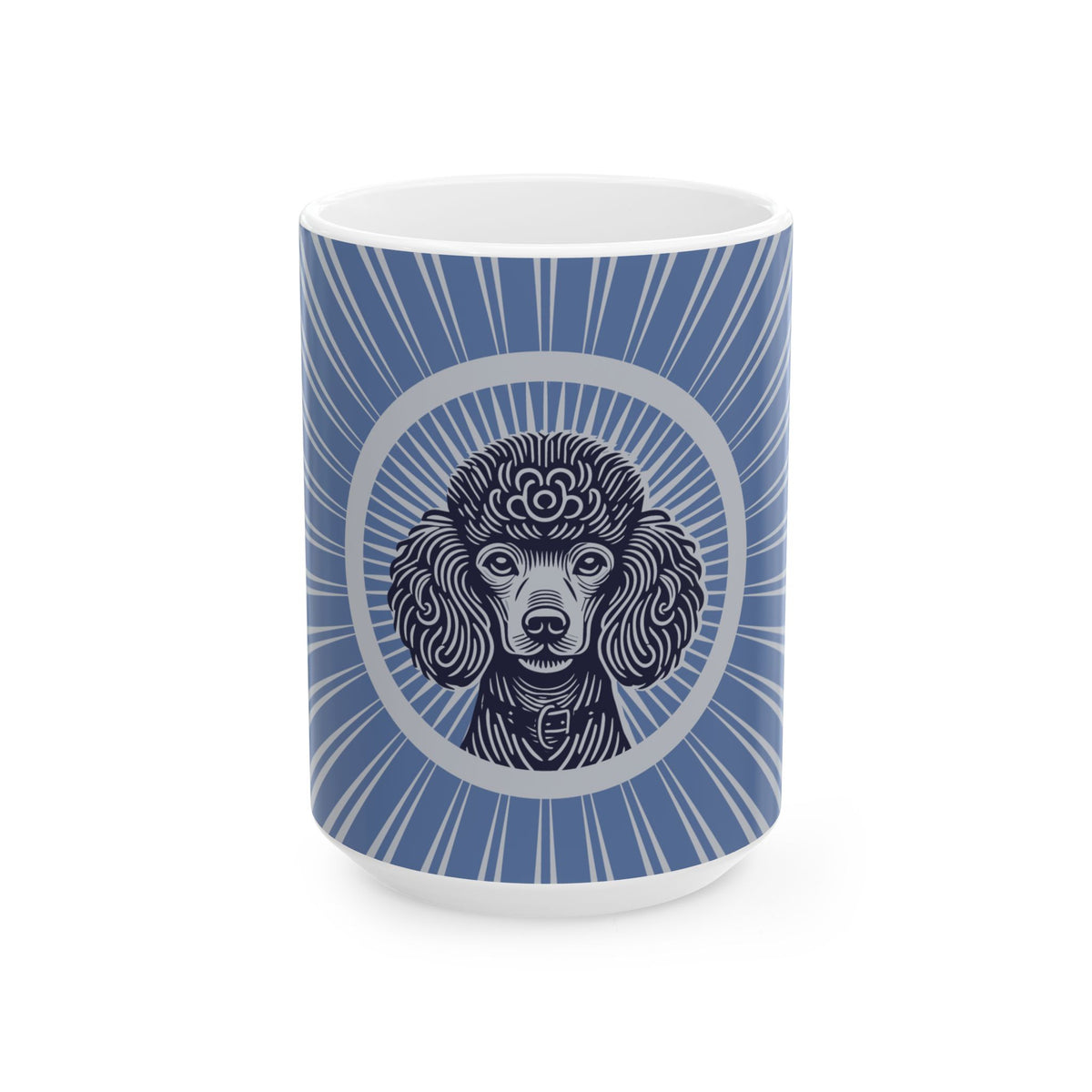 Poodle Ceramic Mug — 15oz