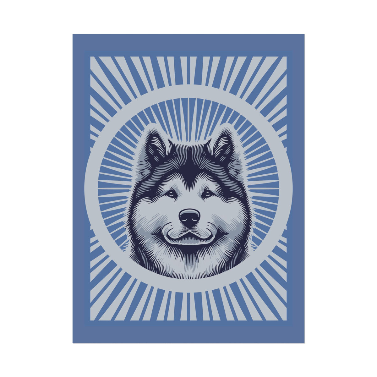 Akita Art Print — 24" x 32" (Vertical)