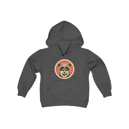 Pembroke Welsh Corgi Heavy Hoodie for Kids