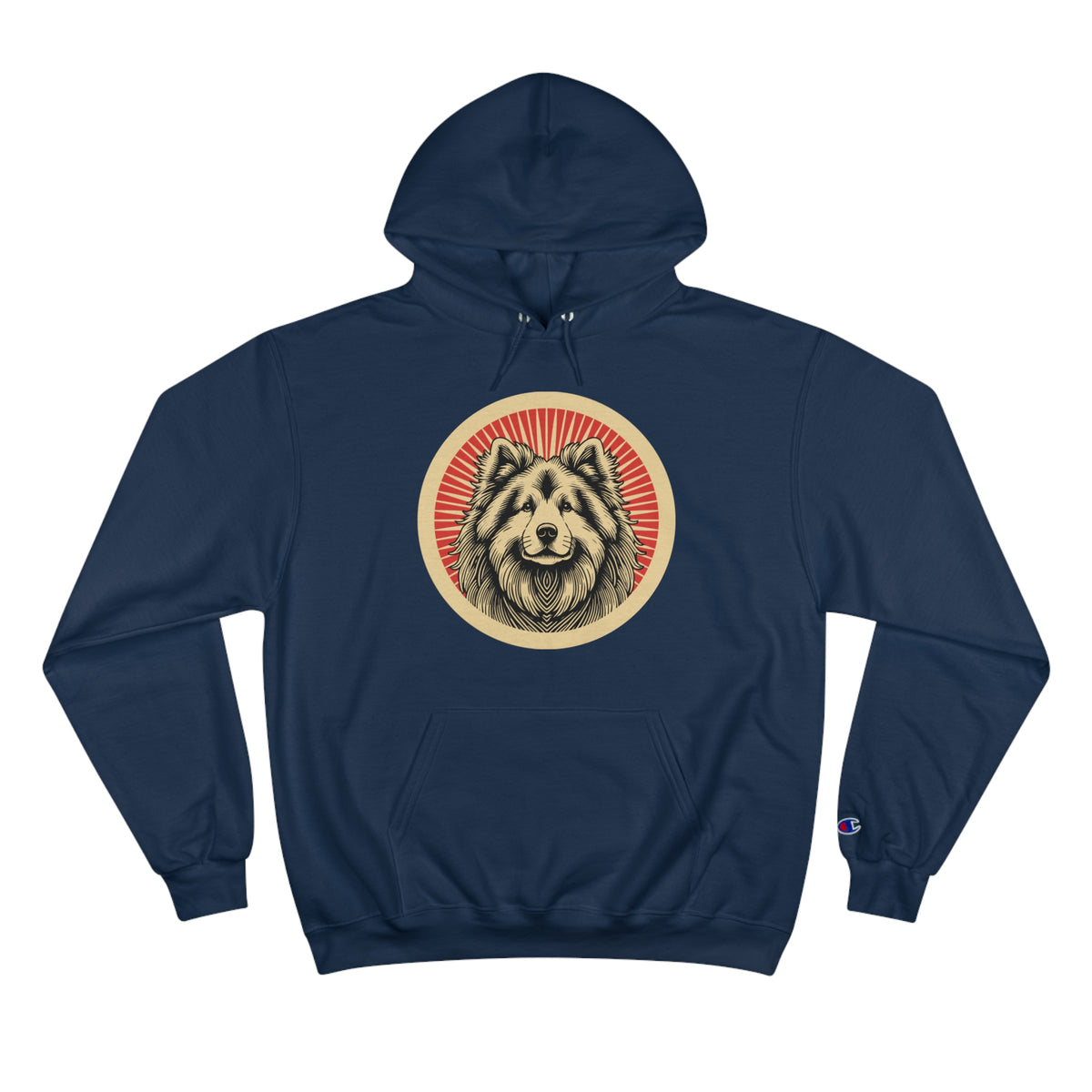 Eurasier Champion Hoodie — Navy