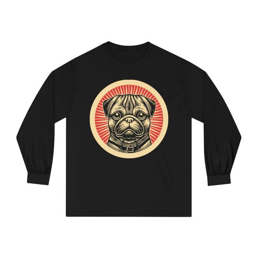 Pug Long Sleeve Tee