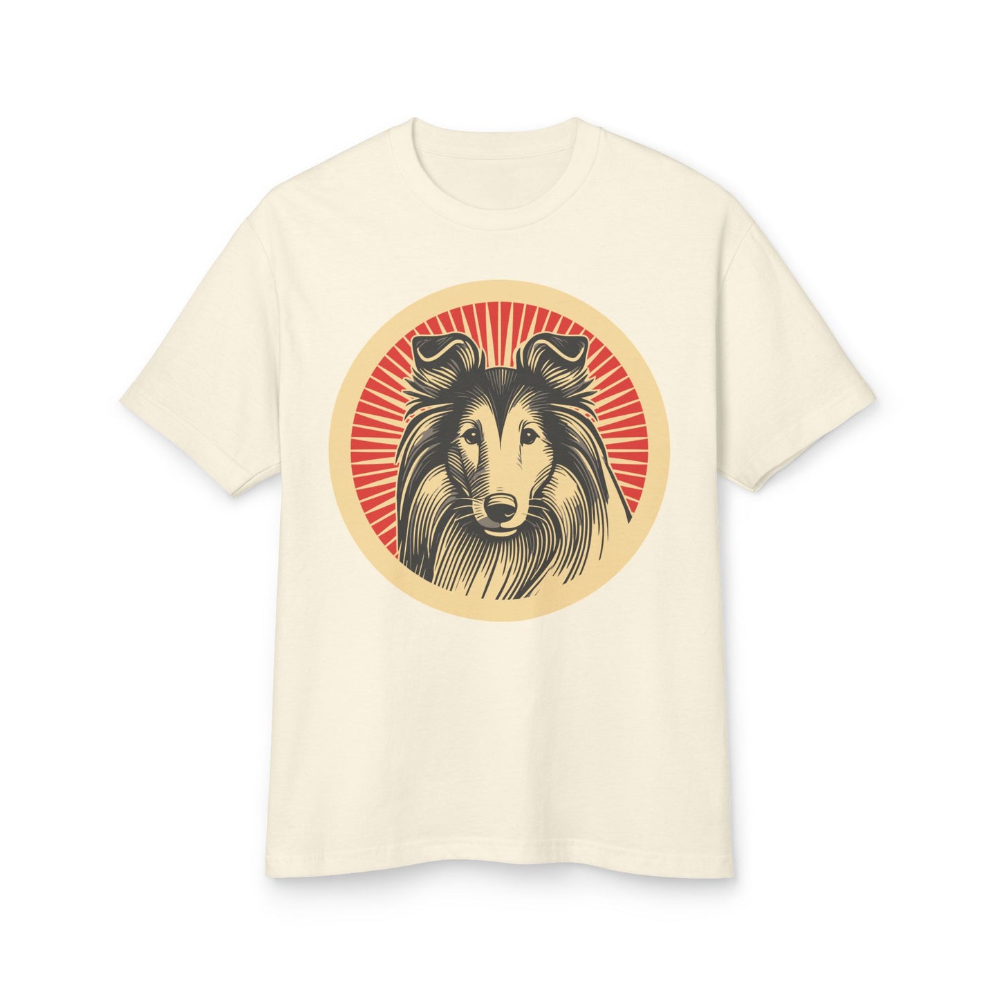 Collie Heavyweight Cotton T-Shirt for Adults
