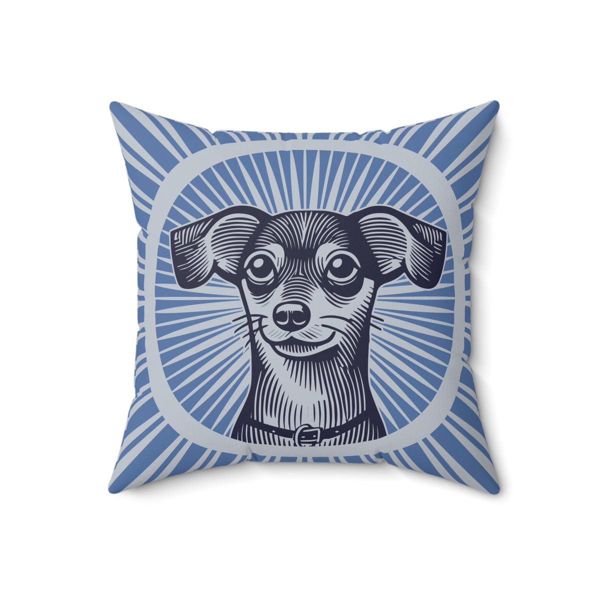 Chiweenie Pillow — 18" × 18"