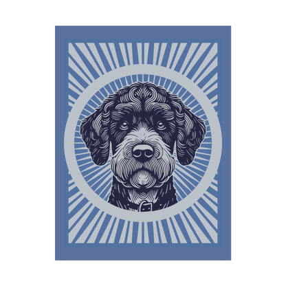 Boxerdoodle Art Print