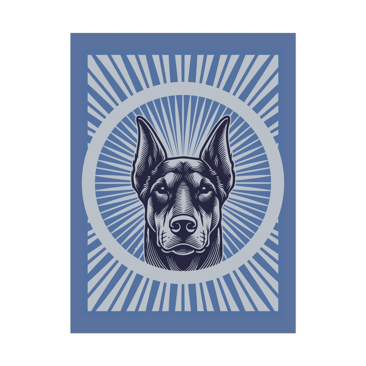Doberman Pinscher Art Print — 24" x 32" (Vertical)