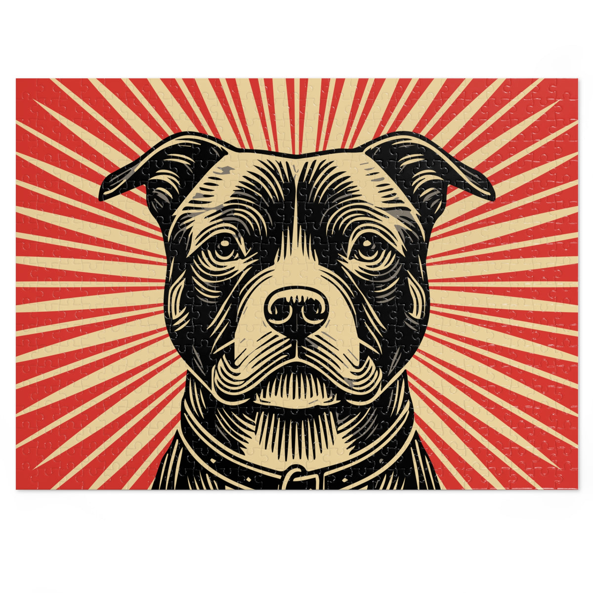 American Staffordshire Terrier Jigsaw Puzzle — 20.5" × 15" (500 pcs)
