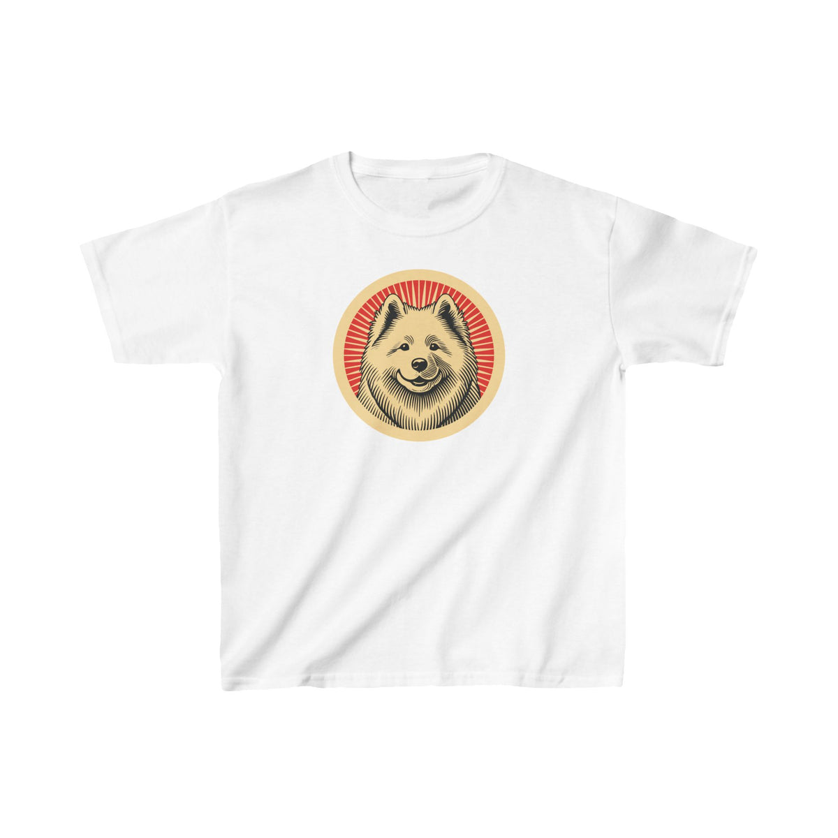 Samoyed Kids Tee — White