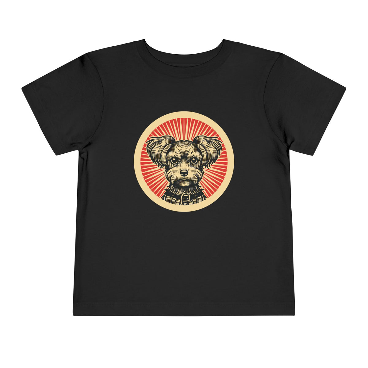 Yorkipoo Toddler Tee — Black