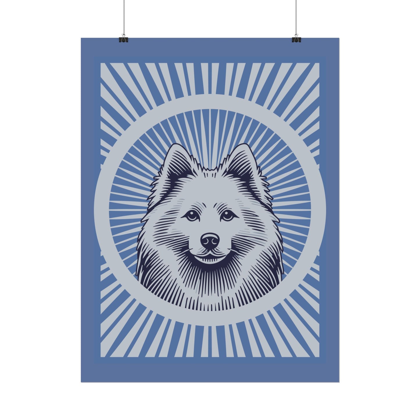 American Eskimo Dog Art Print