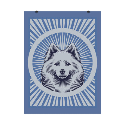 American Eskimo Dog Art Print