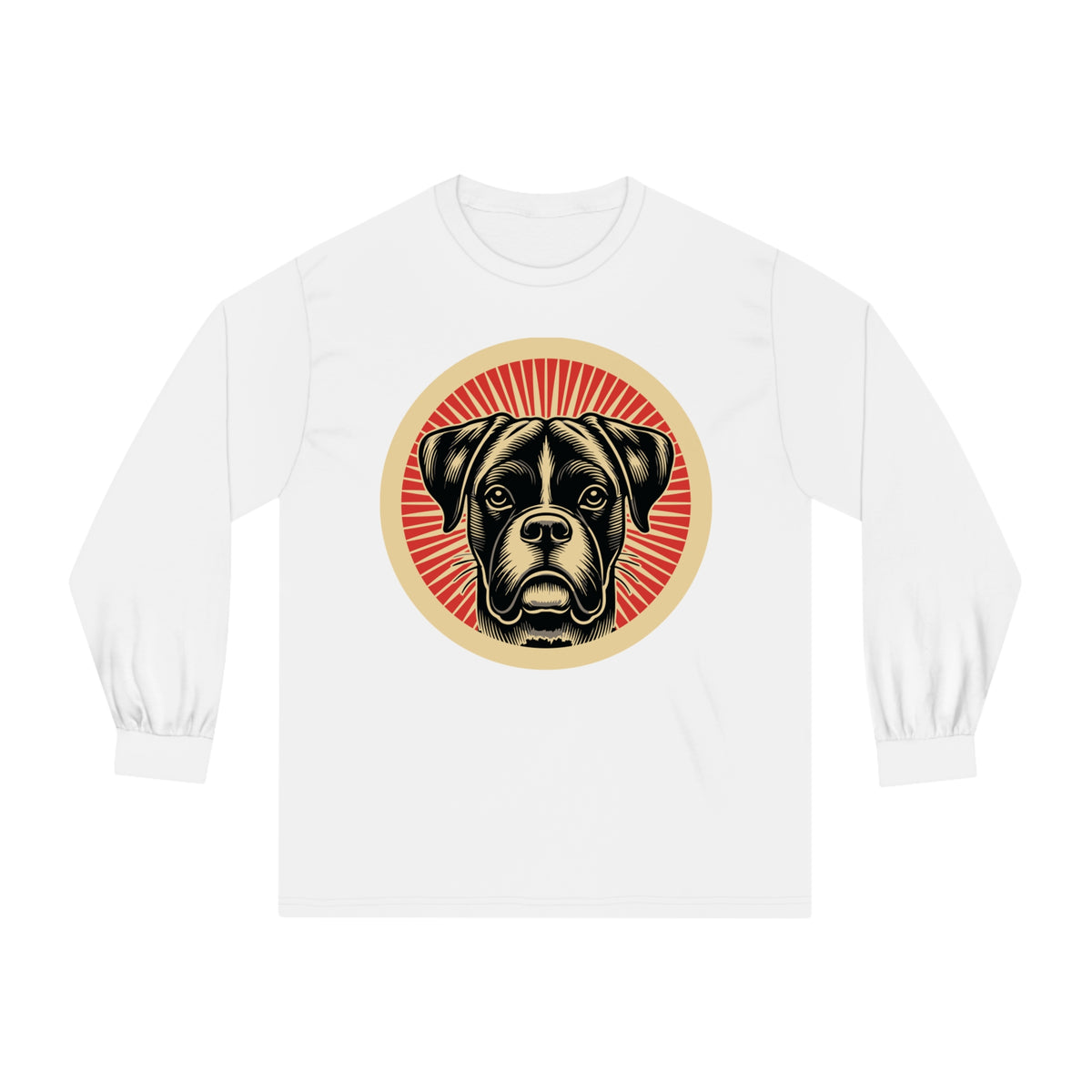Boxer Long Sleeve Tee — White