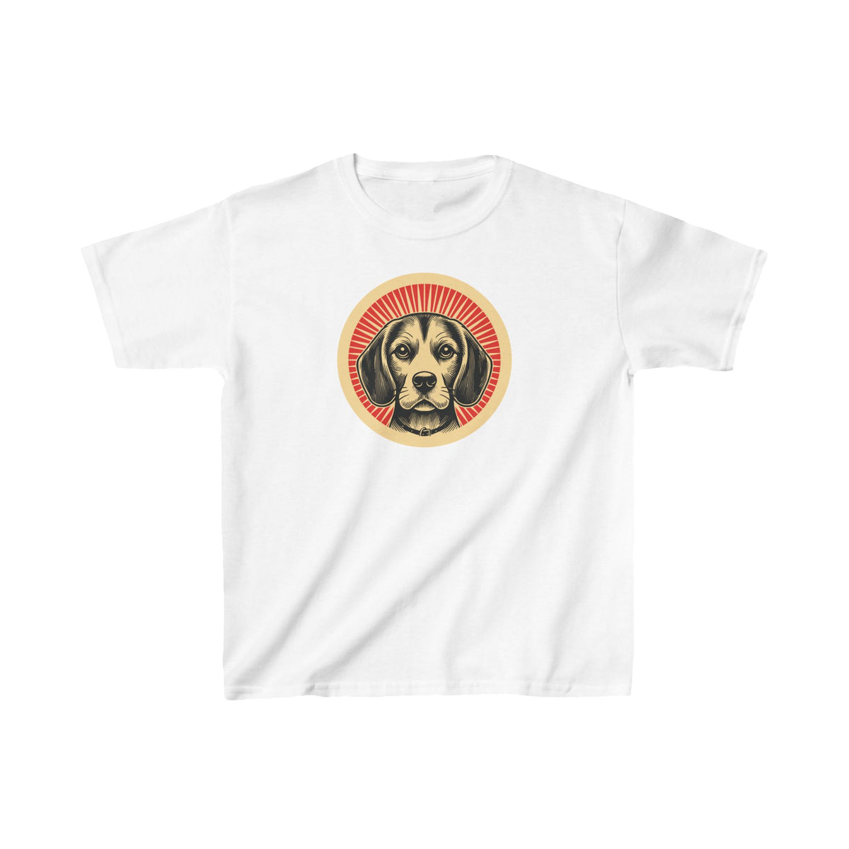 Beagle Kids Tee — White