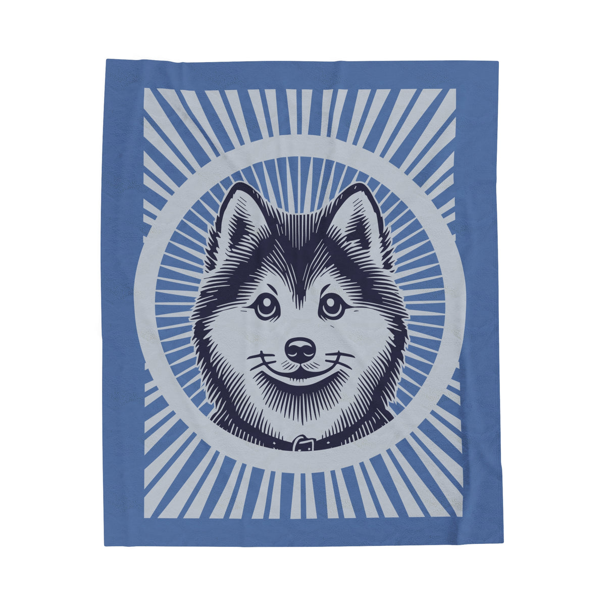 Pomsky Blanket — 50" × 60"