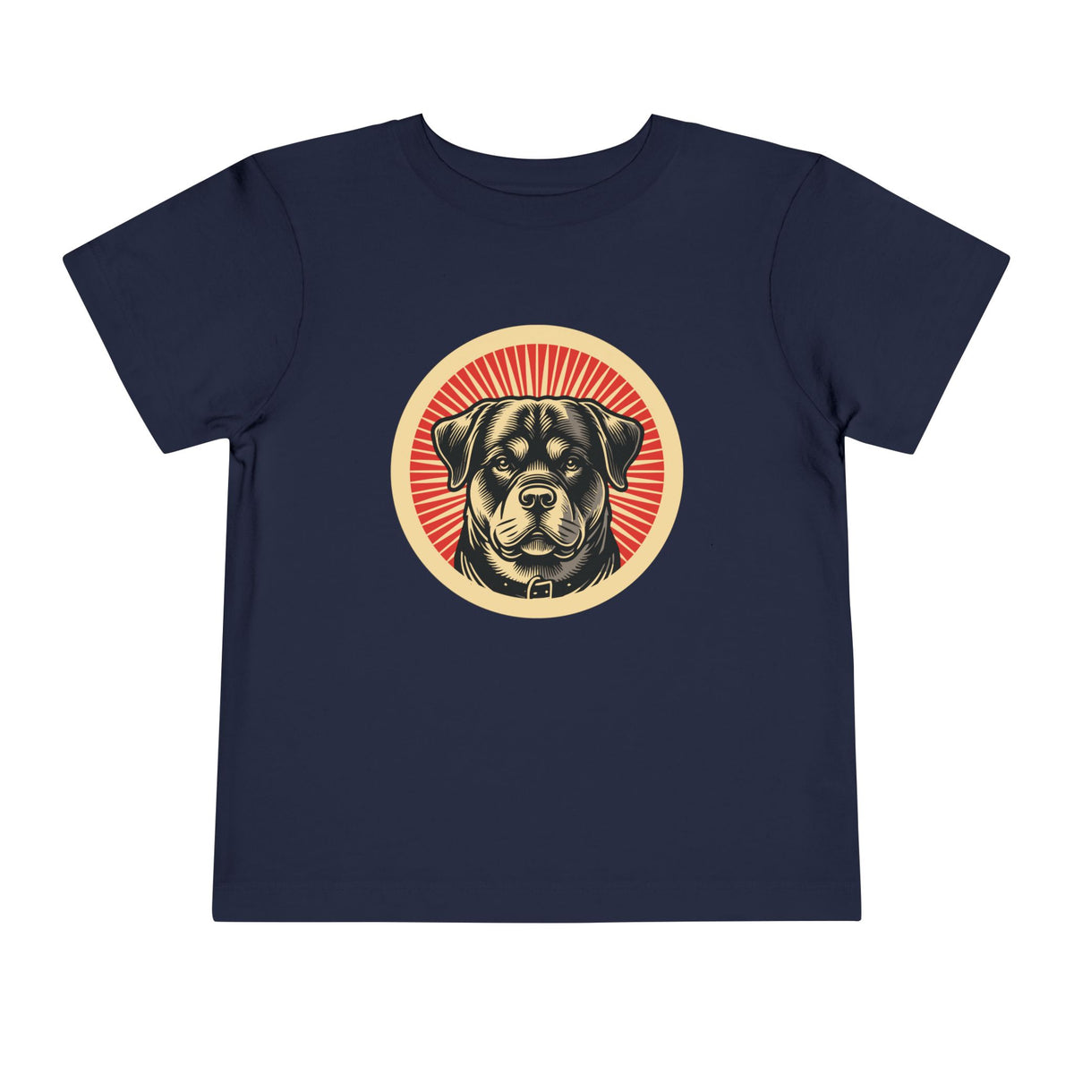 Rottweiler Toddler Tee — Navy