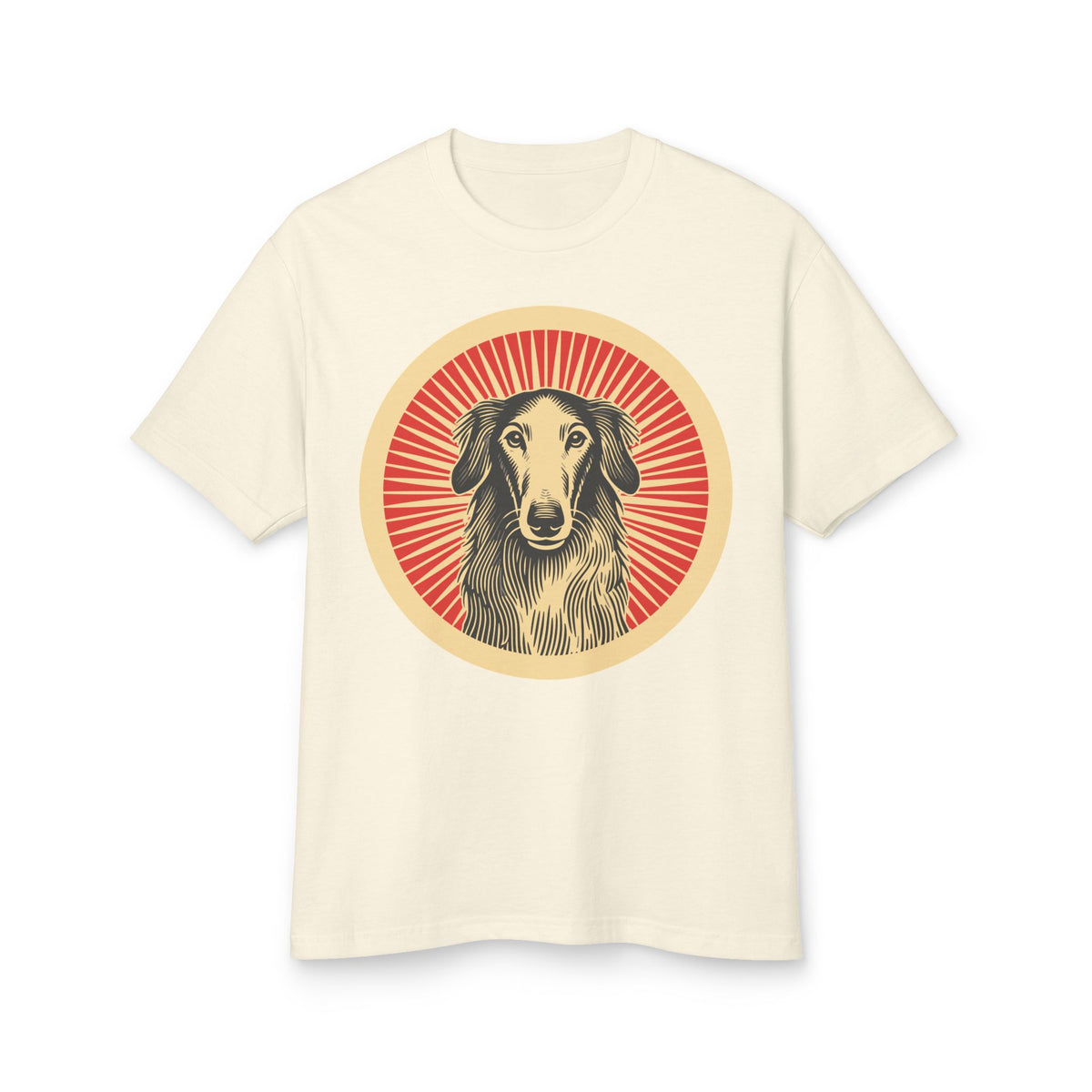 Borzoi Heavyweight Tee — Faded Cream
