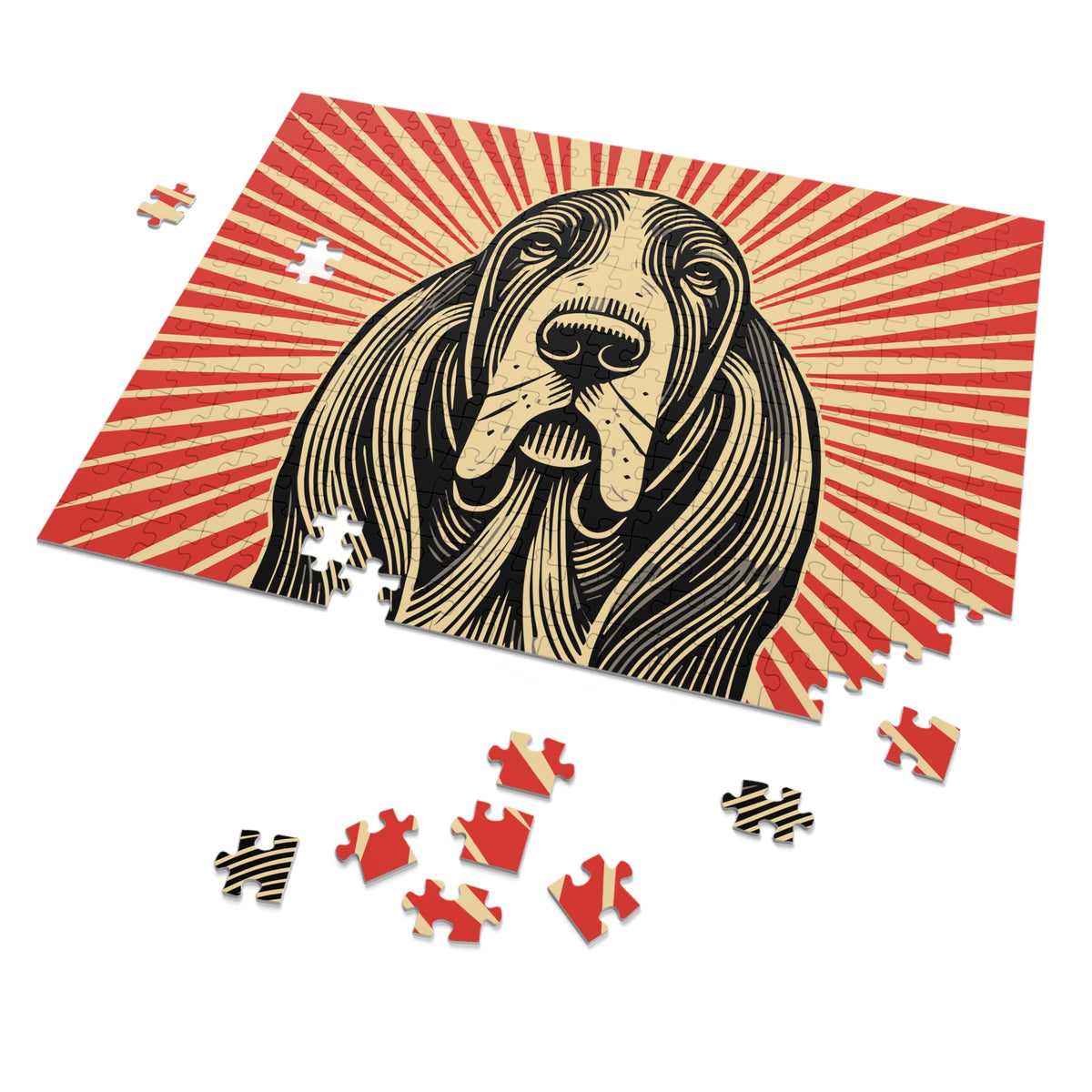 Basset Hound Jigsaw Puzzle — view 2