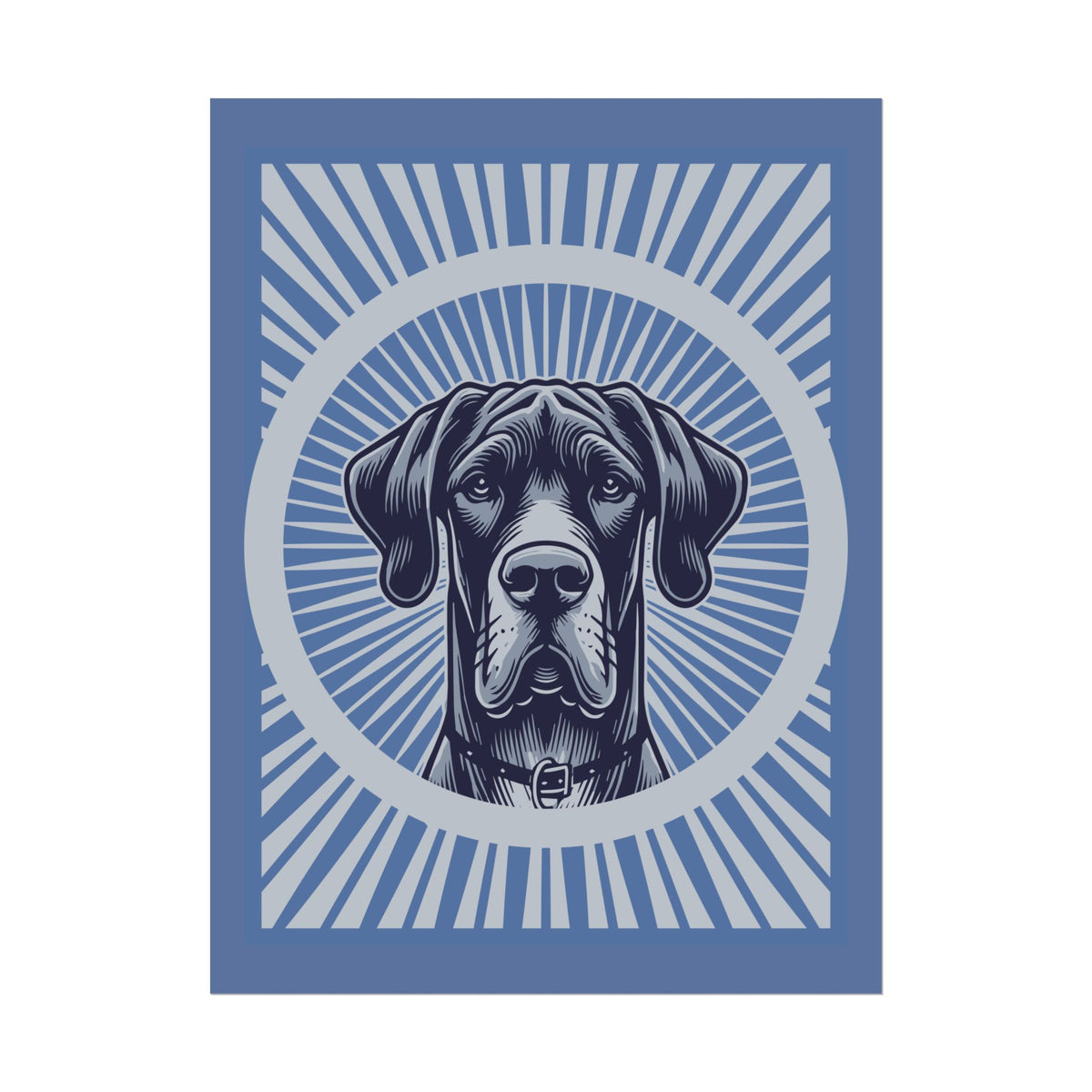 Great Dane Art Print — 18″ x 24″ (Vertical)