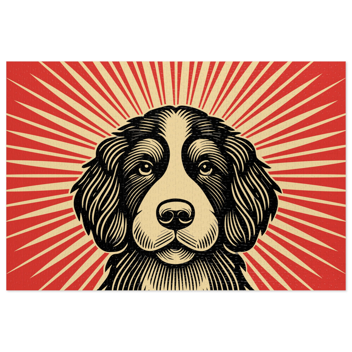 Bernedoodle Jigsaw Puzzle — 29.25" × 19.75" (1000 pcs)