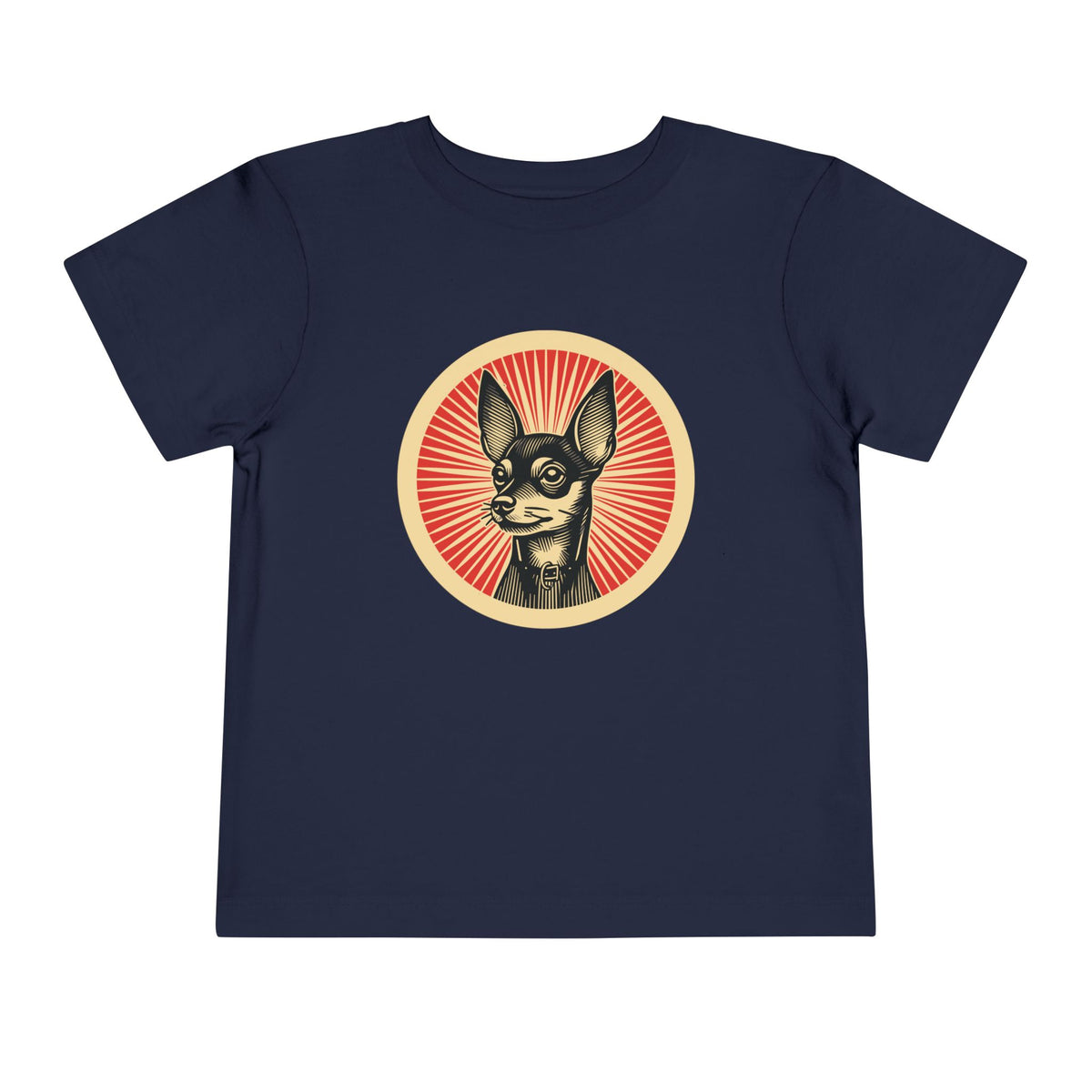 Miniature Pinscher Toddler Tee — Navy