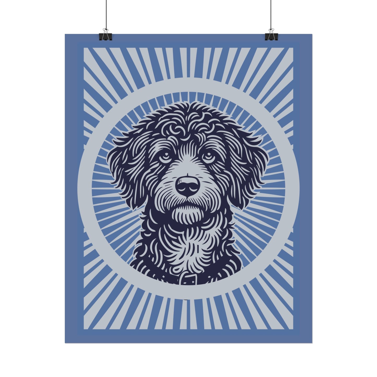 Bordoodle Art Print