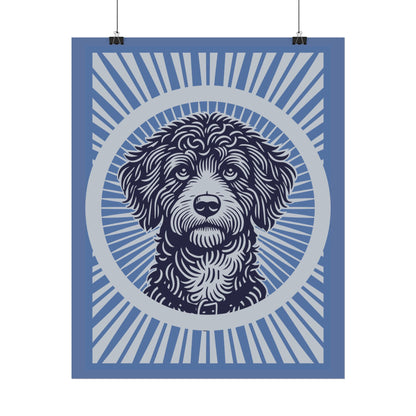Bordoodle Art Print
