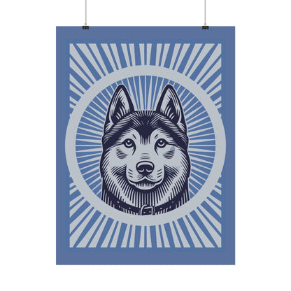 Norwegian Elkhound Art Print