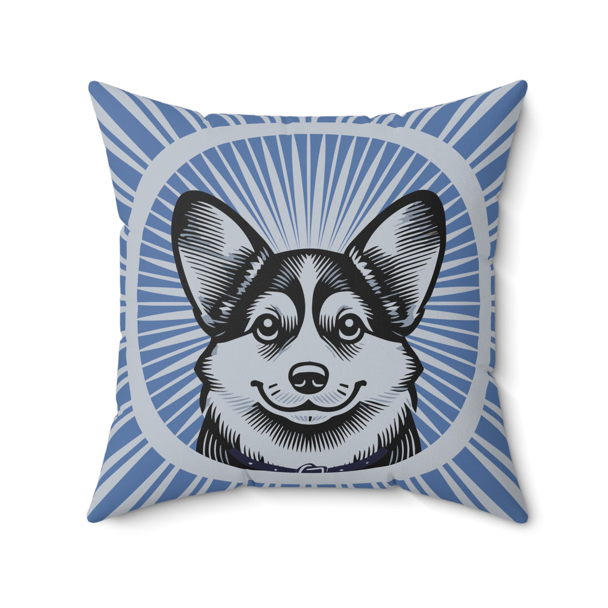 Pembroke Welsh Corgi Pillow — 20" × 20"
