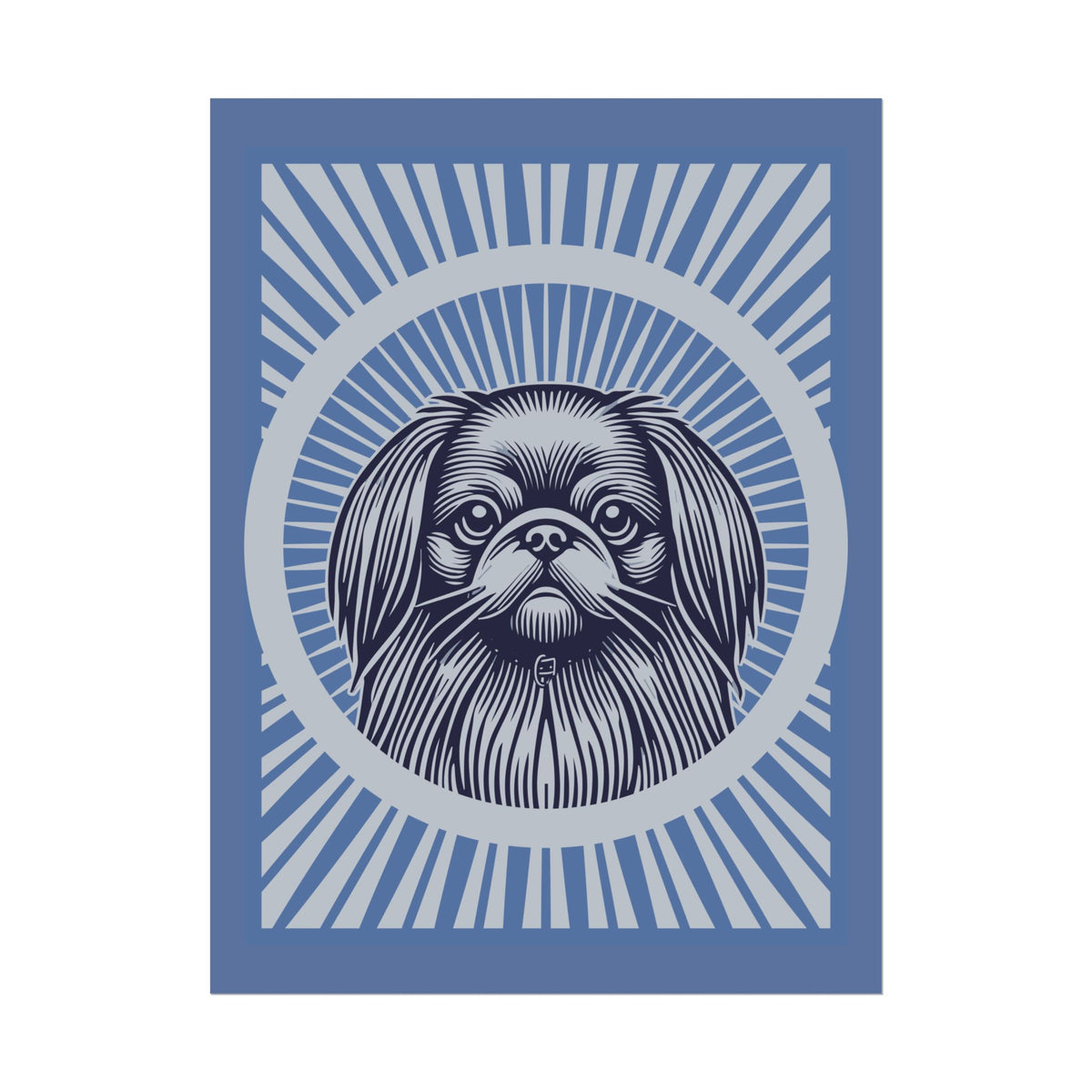 Pekingese Art Print — 24" x 32" (Vertical)