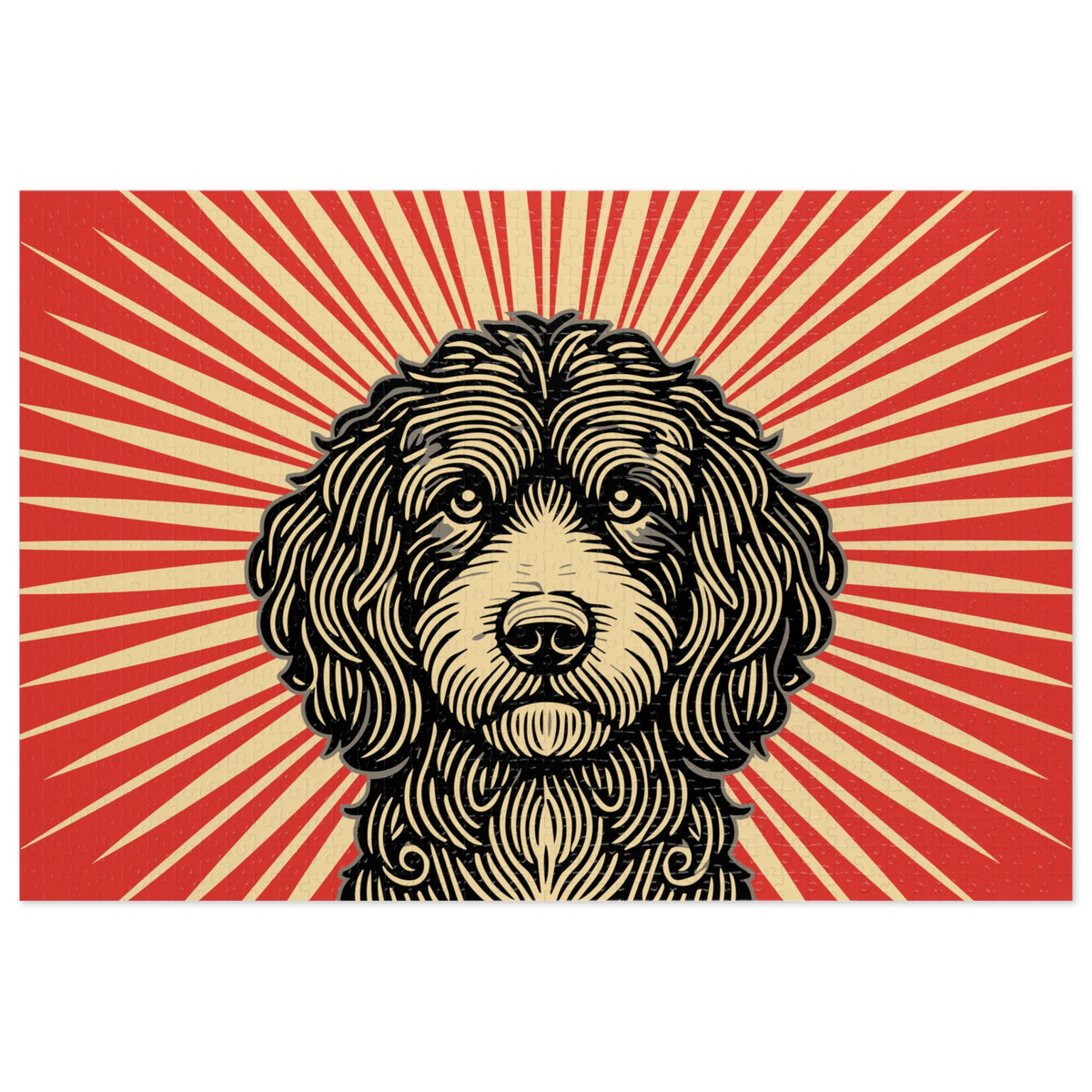 Aussiedoodle Jigsaw Puzzle — 29.25" × 19.75" (1000 pcs)