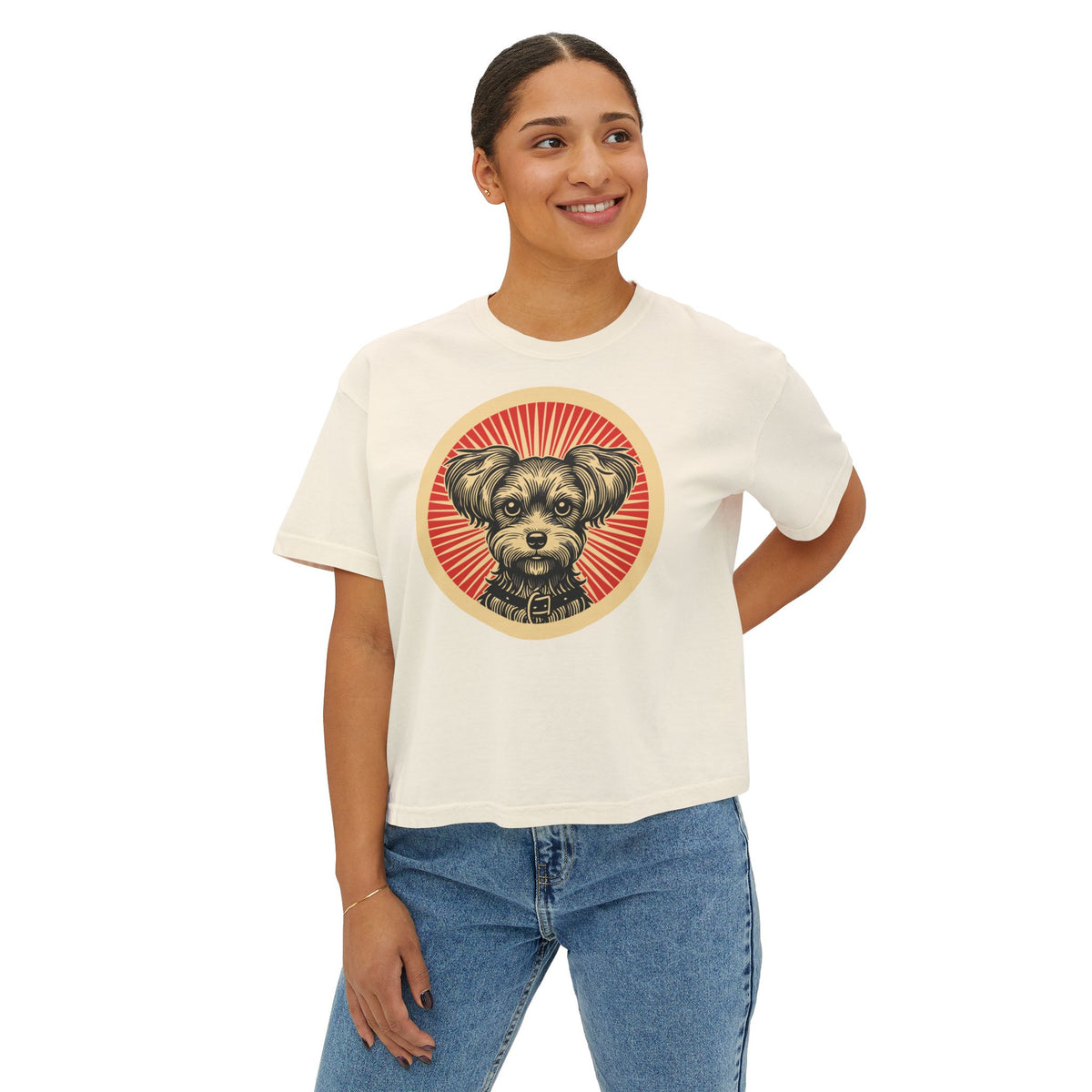 Yorkipoo Boxy Tee — view 3
