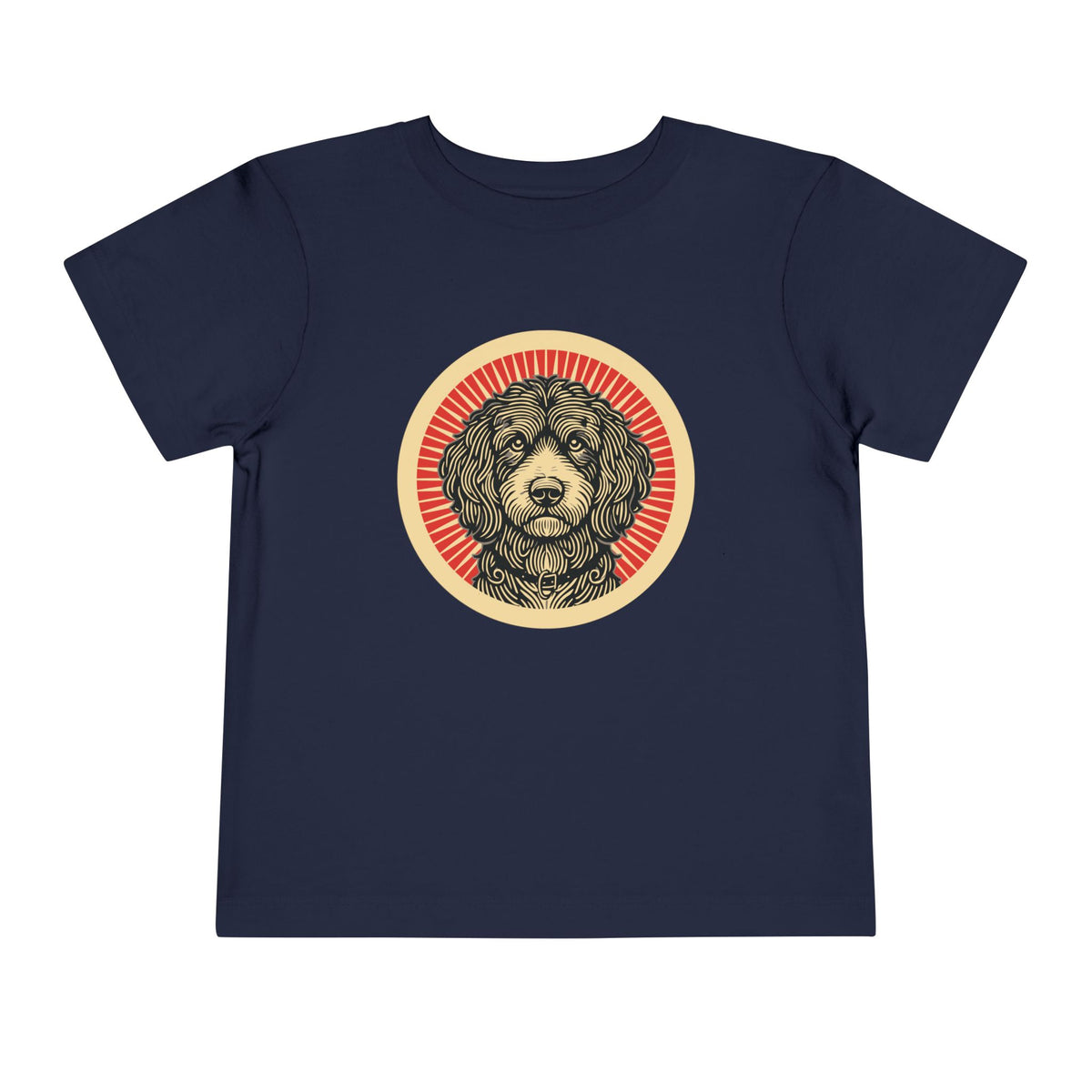 Aussiedoodle Toddler Tee — Navy