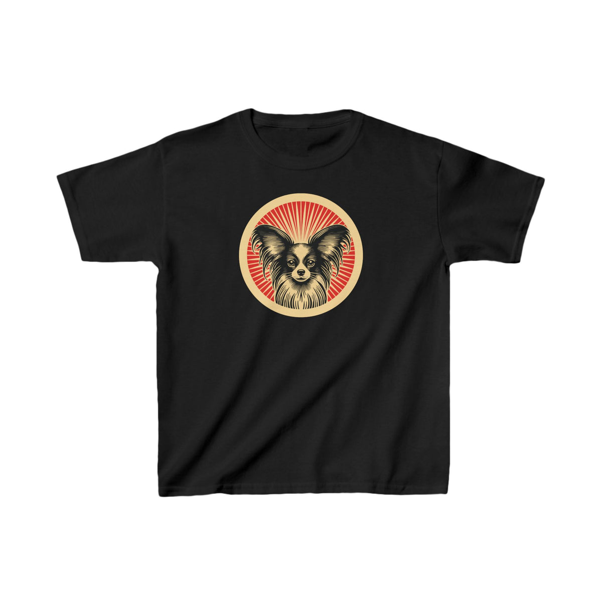 Papillon Kids Tee — Black