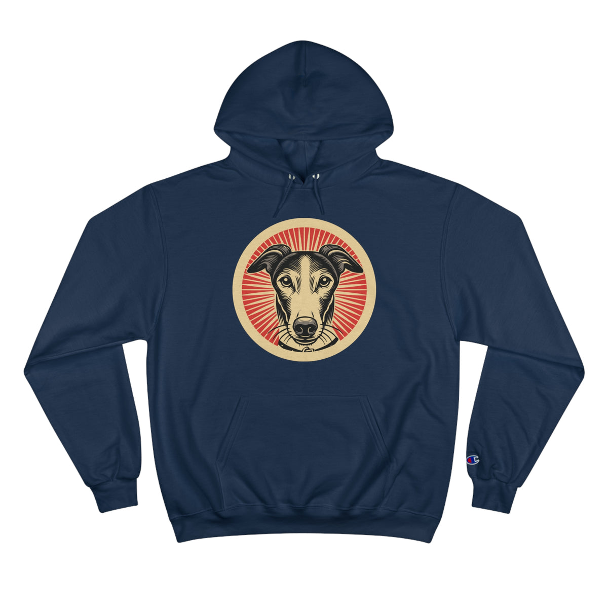 Greyhound Champion Hoodie — Navy
