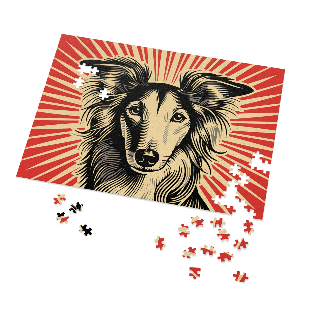 Silken Windhound Jigsaw Puzzle — view 6